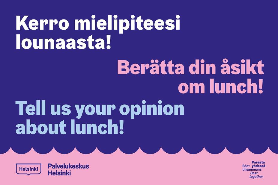 Oppilaitosten palautekyselyn juliste