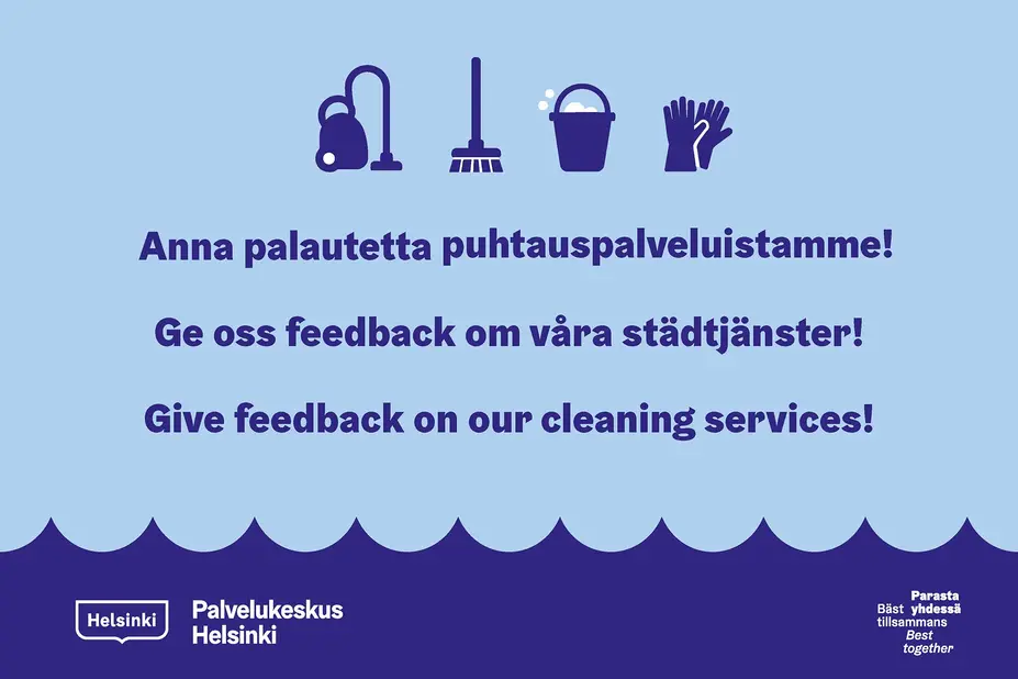Puhtauspalvelujen kyselymainos