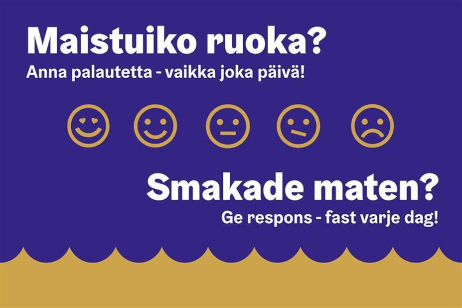 Kyselyjuliste asukasruokailu